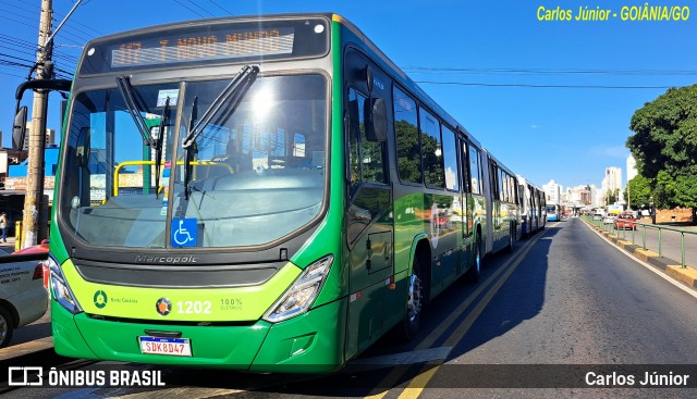 Metrobus 1202 na cidade de Goiânia, Goiás, Brasil, por Carlos Júnior. Número da foto: #12185404.
