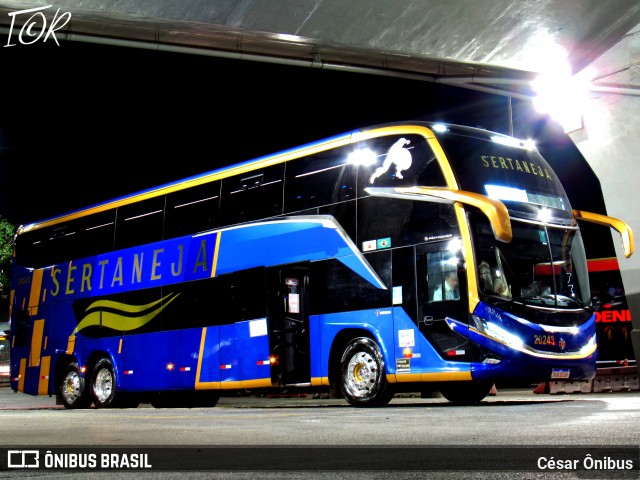 Viação Sertaneja 20243 na cidade de Belo Horizonte, Minas Gerais, Brasil, por César Ônibus. Número da foto: #12186957.