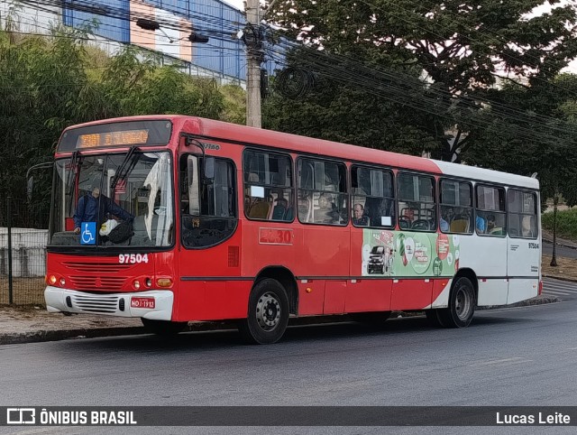 Viação Belo Monte Transportes Coletivos 97504 na cidade de Contagem, Minas Gerais, Brasil, por Lucas Leite. Número da foto: #12185949.