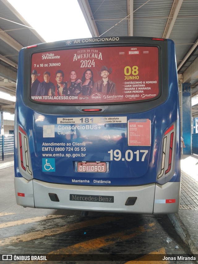 Transportes Capellini 19.017 na cidade de Campinas, São Paulo, Brasil, por Jonas Miranda. Número da foto: #12186452.