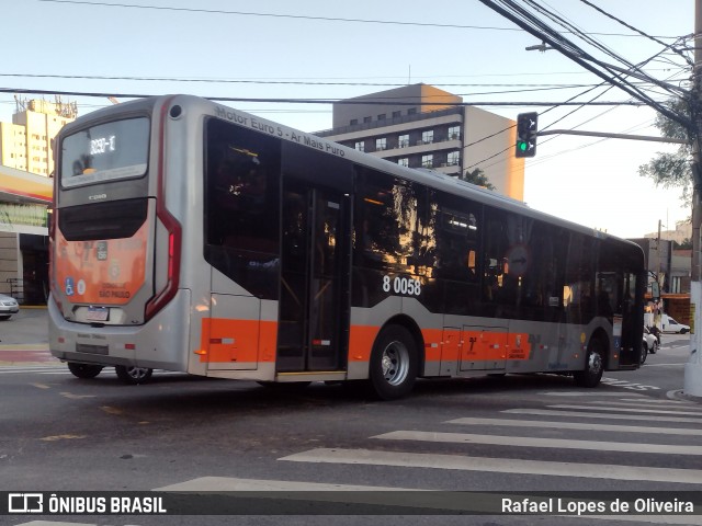 TRANSPPASS - Transporte de Passageiros 8 0058 na cidade de São Paulo, São Paulo, Brasil, por Rafael Lopes de Oliveira. Número da foto: #12186121.