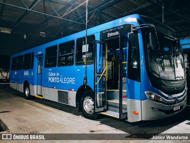 Nortran Transportes Coletivos 6460 na cidade de Porto Alegre, Rio Grande do Sul, Brasil, por Júnior Wandame. Número da foto: #12186194.