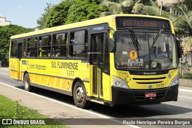 Viação Sul Fluminense 1177 na cidade de Volta Redonda, Rio de Janeiro, Brasil, por Paulo Henrique Pereira Borges. Número da foto: #12186775.