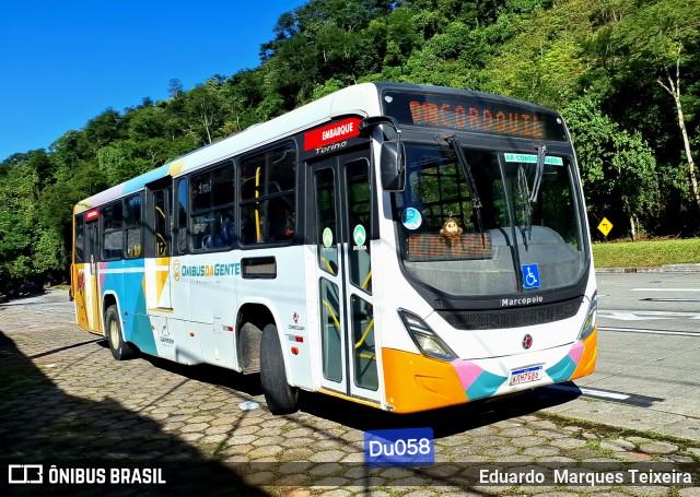 Viação Paraíso Verde 7G86 na cidade de Guapimirim, Rio de Janeiro, Brasil, por Eduardo  Marques Teixeira. Número da foto: #12185467.