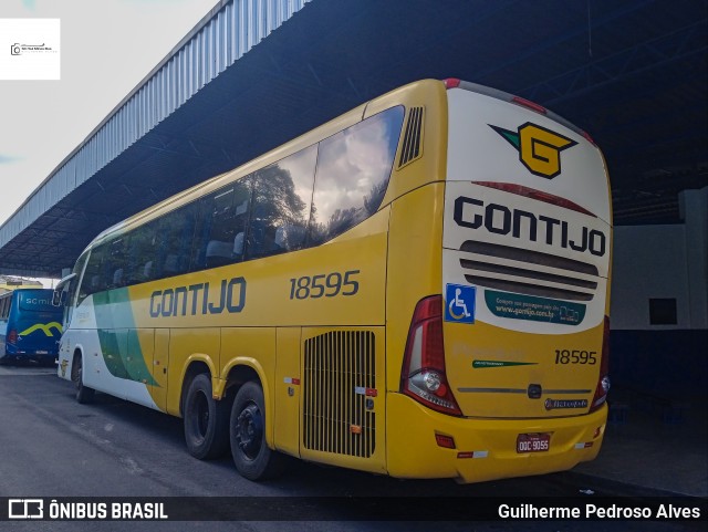 Empresa Gontijo de Transportes 18595 na cidade de Lambari, Minas Gerais, Brasil, por Guilherme Pedroso Alves. Número da foto: #12187246.