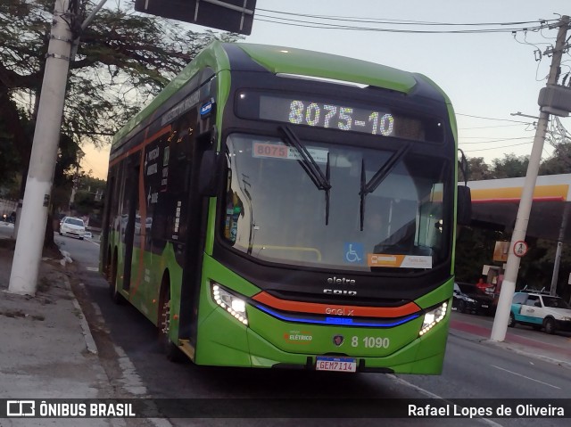 TRANSPPASS - Transporte de Passageiros 8 1090 na cidade de São Paulo, São Paulo, Brasil, por Rafael Lopes de Oliveira. Número da foto: #12186098.
