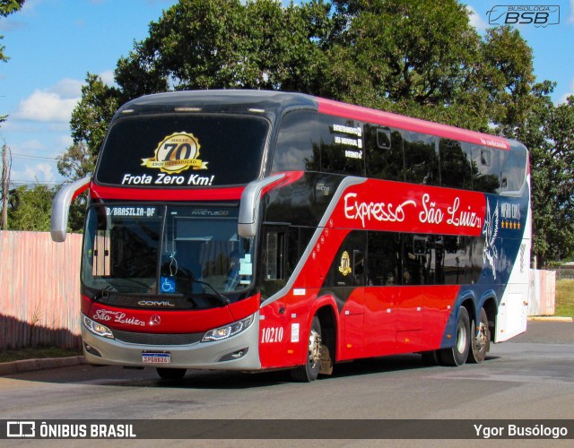 Expresso São Luiz 10210 na cidade de Brasília, Distrito Federal, Brasil, por Ygor Busólogo. Número da foto: #12187131.