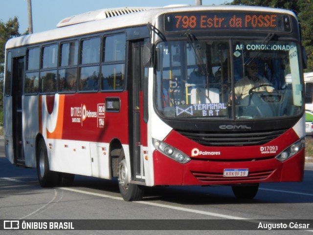 Auto Viação Palmares D17093 na cidade de Rio de Janeiro, Rio de Janeiro, Brasil, por Augusto César. Número da foto: #12186433.