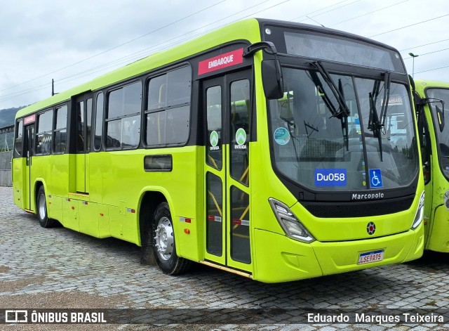 Viação Paraíso Verde 9A95 na cidade de Guapimirim, Rio de Janeiro, Brasil, por Eduardo  Marques Teixeira. Número da foto: #12185461.