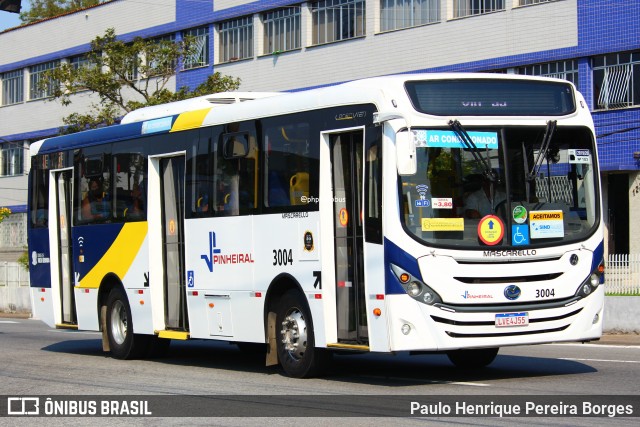 Viação Pinheiral 3004 na cidade de Volta Redonda, Rio de Janeiro, Brasil, por Paulo Henrique Pereira Borges. Número da foto: #12188884.