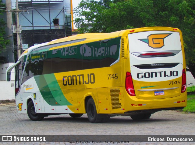 Empresa Gontijo de Transportes 7145 na cidade de Eunápolis, Bahia, Brasil, por Eriques  Damasceno. Número da foto: #12189233.