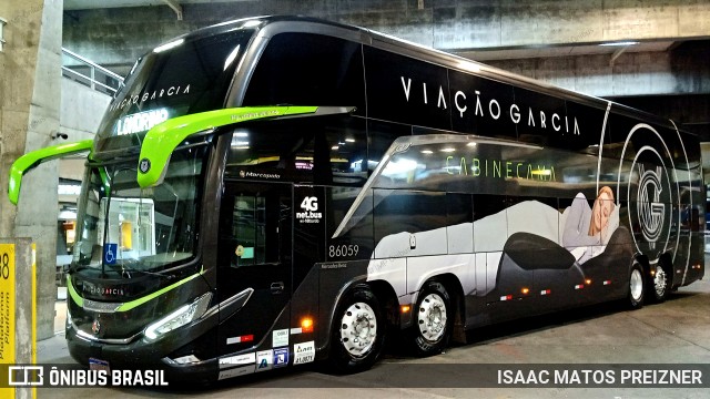 Viação Garcia 86059 na cidade de Curitiba, Paraná, Brasil, por ISAAC MATOS PREIZNER. Número da foto: #12189779.