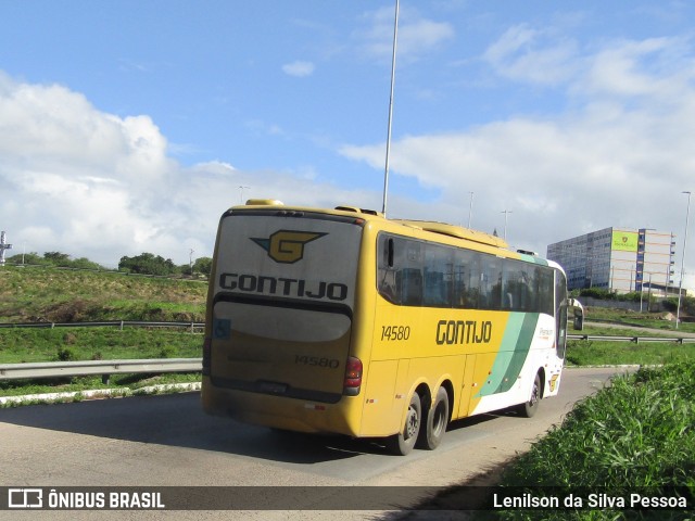 Empresa Gontijo de Transportes 14580 na cidade de Caruaru, Pernambuco, Brasil, por Lenilson da Silva Pessoa. Número da foto: #12189065.