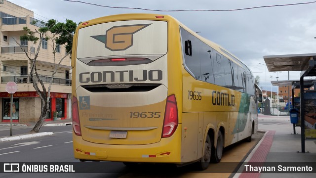 Empresa Gontijo de Transportes 19635 na cidade de Serra, Espírito Santo, Brasil, por Thaynan Sarmento. Número da foto: #12187509.