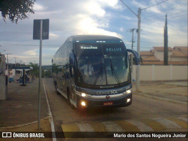 Viação Cidade Sol 8360 na cidade de Piritiba, Bahia, Brasil, por Mario dos Santos Nogueira Junior. Número da foto: #12187458.