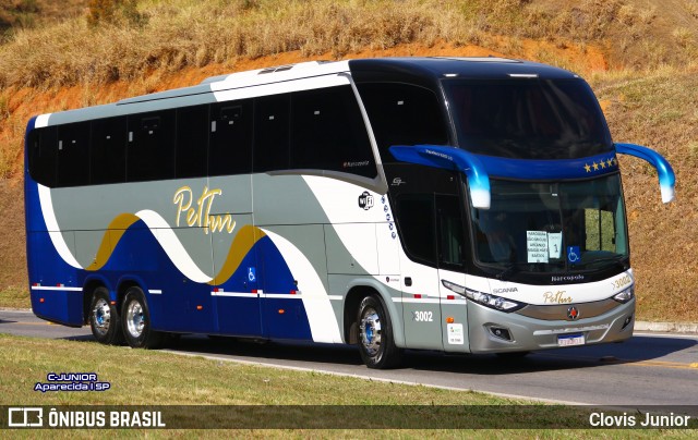 Pet Tur - Rms Transporte e Turismo 3002 na cidade de Aparecida, São Paulo, Brasil, por Clovis Junior. Número da foto: #12188849.