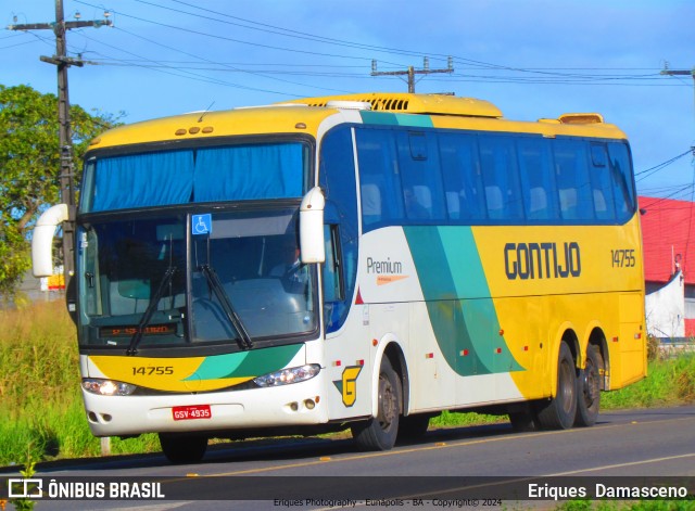 Empresa Gontijo de Transportes 14755 na cidade de Eunápolis, Bahia, Brasil, por Eriques  Damasceno. Número da foto: #12189262.