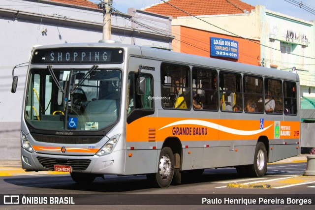 Transportes Coletivos Grande Bauru 2939 na cidade de Bauru, São Paulo, Brasil, por Paulo Henrique Pereira Borges. Número da foto: #12188911.