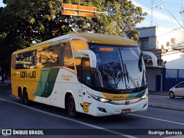 Empresa Gontijo de Transportes 19520 na cidade de Belo Horizonte, Minas Gerais, Brasil, por Rodrigo Barraza. Número da foto: #12188462.