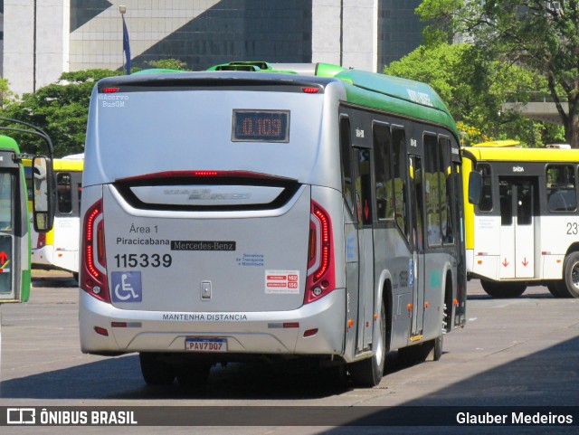 Viação Piracicabana Distrito Federal 115339 na cidade de Brasília, Distrito Federal, Brasil, por Glauber Medeiros. Número da foto: #12189338.