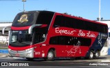 Expresso São Luiz 8070 na cidade de Goiânia, Goiás, Brasil, por Andrey Gustavo. Número da foto: #12187771.