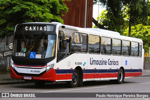 Empresa de Transportes Limousine Carioca RJ 129.081 na cidade de Rio de Janeiro, Rio de Janeiro, Brasil, por Paulo Henrique Pereira Borges. Número da foto: #12190869.