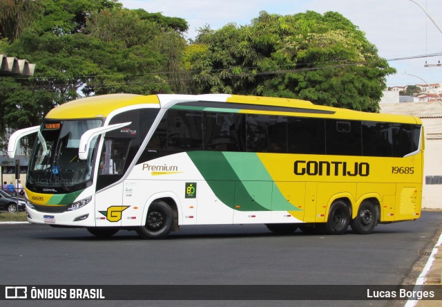 Empresa Gontijo de Transportes 19685 na cidade de Araxá, Minas Gerais, Brasil, por Lucas Borges . Número da foto: #12190213.
