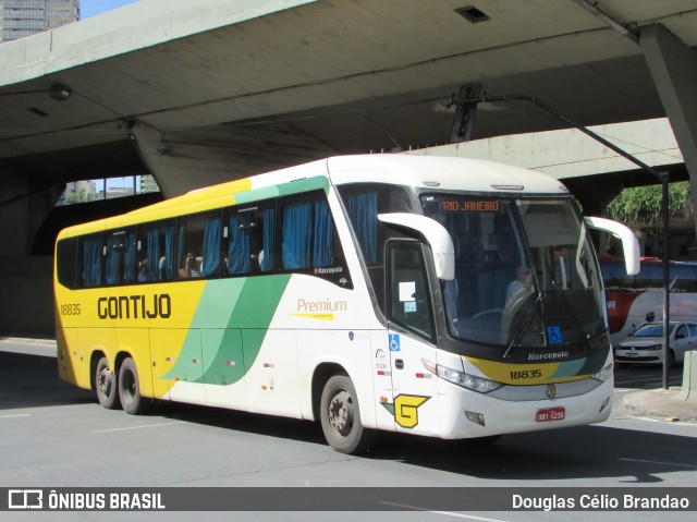 Empresa Gontijo de Transportes 18835 na cidade de Belo Horizonte, Minas Gerais, Brasil, por Douglas Célio Brandao. Número da foto: #12191578.