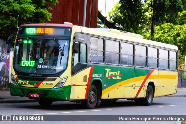TREL - Transturismo Rei RJ 165.326 na cidade de Rio de Janeiro, Rio de Janeiro, Brasil, por Paulo Henrique Pereira Borges. Número da foto: #12190866.