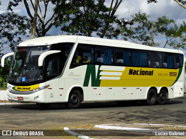 Viação Nacional 18550 na cidade de Teresina, Piauí, Brasil, por Lucas Gabriel. Número da foto: #12190161.