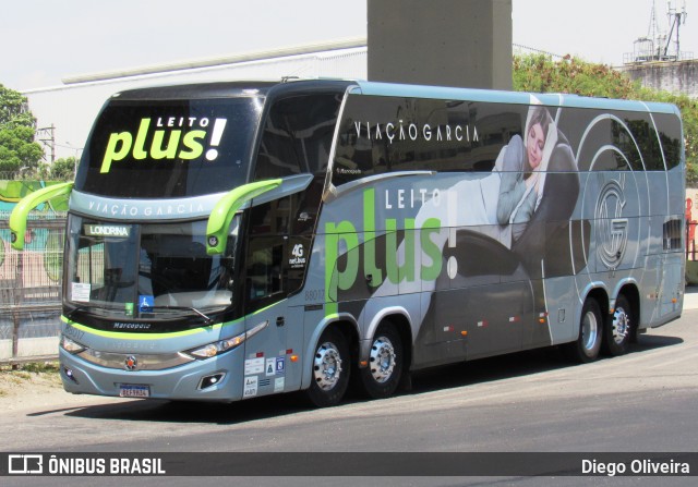 Viação Garcia 88017 na cidade de Rio de Janeiro, Rio de Janeiro, Brasil, por Diego Oliveira. Número da foto: #12194231.