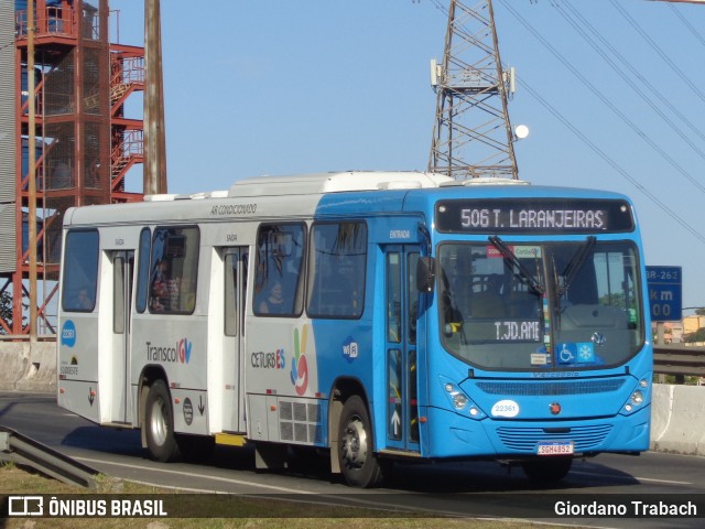 Nova Transporte 22361 na cidade de Vitória, Espírito Santo, Brasil, por Giordano Trabach. Número da foto: #12193868.