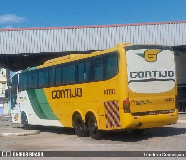 Empresa Gontijo de Transportes 14110 na cidade de Jeremoabo, Bahia, Brasil, por Teodoro Conceição. Número da foto: #12192189.