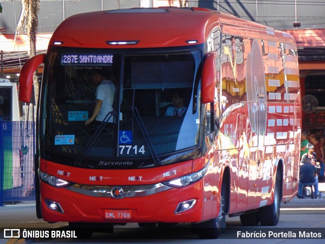 Next Mobilidade - ABC Sistema de Transporte 7714 na cidade de Santo André, São Paulo, Brasil, por Fabrício Portella Matos. Número da foto: #12193819.