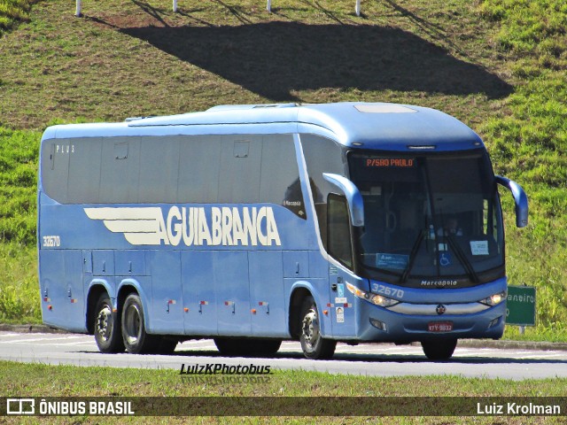 Viação Águia Branca 32670 na cidade de Juiz de Fora, Minas Gerais, Brasil, por Luiz Krolman. Número da foto: #12193911.