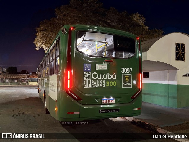 Expresso Caribus Transportes 3097 na cidade de Cuiabá, Mato Grosso, Brasil, por Daniel Henrique. Número da foto: #12191817.