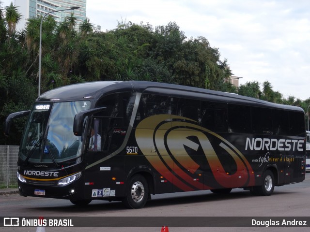Expresso Nordeste 5670 na cidade de Curitiba, Paraná, Brasil, por Douglas Andrez. Número da foto: #12192646.