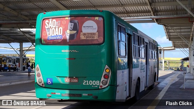 OT Trans - Ótima Salvador Transportes 21008 na cidade de Salvador, Bahia, Brasil, por Flash Clicks. Número da foto: #12192115.