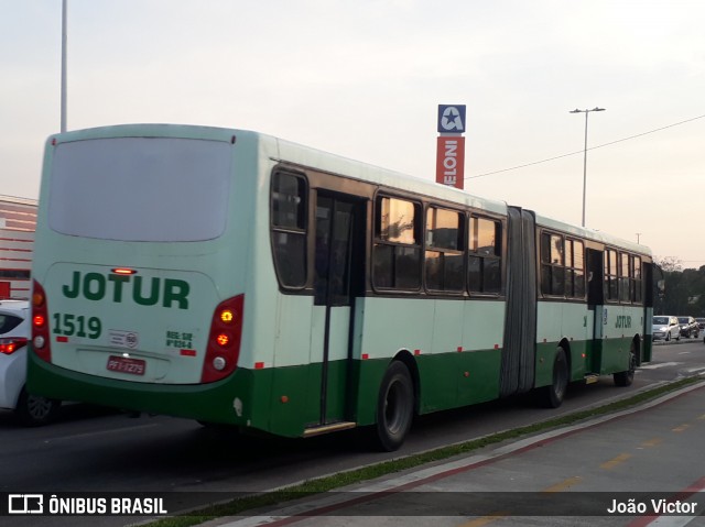 Jotur - Auto Ônibus e Turismo Josefense 1519 na cidade de Florianópolis, Santa Catarina, Brasil, por João Victor. Número da foto: #12192076.