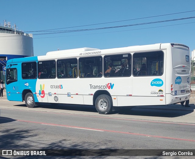Unimar Transportes 24308 na cidade de Vitória, Espírito Santo, Brasil, por Sergio Corrêa. Número da foto: #12191951.