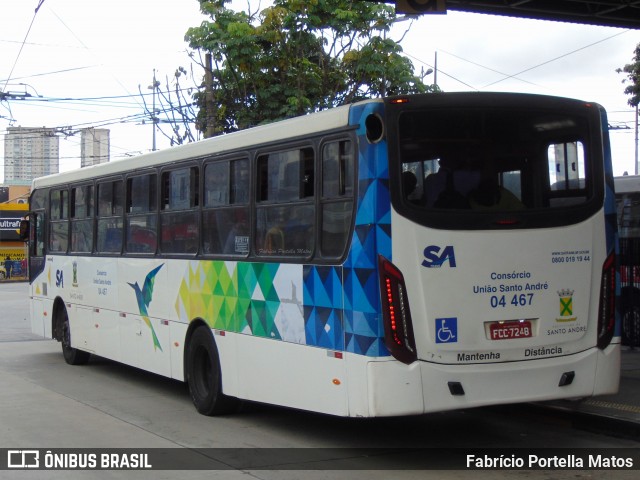 ETURSA - Emp. de Transp. Urbano e Rodoviário de Santo André 04 467 na cidade de Santo André, São Paulo, Brasil, por Fabrício Portella Matos. Número da foto: #12193991.