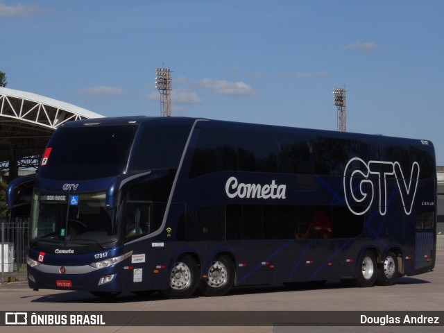 Viação Cometa 17317 na cidade de Curitiba, Paraná, Brasil, por Douglas Andrez. Número da foto: #12192675.