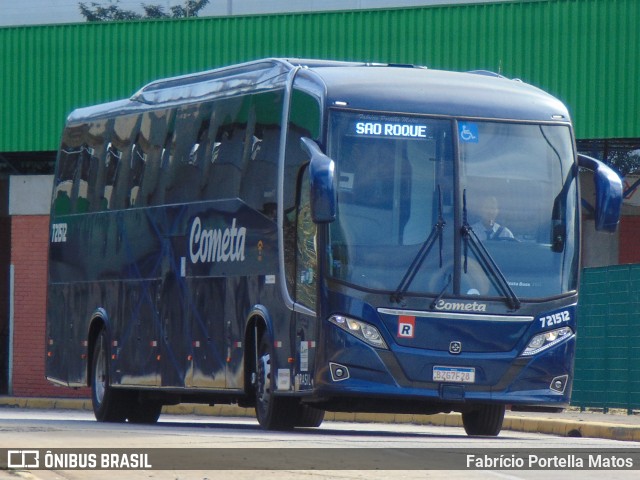 Viação Cometa 721512 na cidade de São Paulo, São Paulo, Brasil, por Fabrício Portella Matos. Número da foto: #12193706.