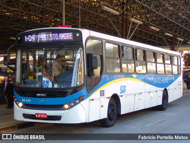 ETURSA - Emp. de Transp. Urbano e Rodoviário de Santo André 04 449 na cidade de Santo André, São Paulo, Brasil, por Fabrício Portella Matos. Número da foto: #12193962.