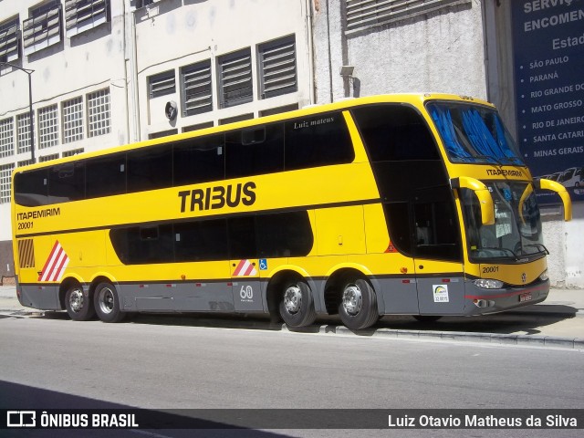 Viação Itapemirim 20001 na cidade de Rio de Janeiro, Rio de Janeiro, Brasil, por Luiz Otavio Matheus da Silva. Número da foto: #12193278.