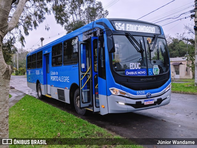 Nortran Transportes Coletivos 6506 na cidade de Porto Alegre, Rio Grande do Sul, Brasil, por Júnior Wandame. Número da foto: #12192722.