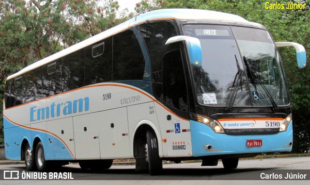 Emtram 5190 na cidade de São Paulo, São Paulo, Brasil, por Carlos Júnior. Número da foto: #12193656.