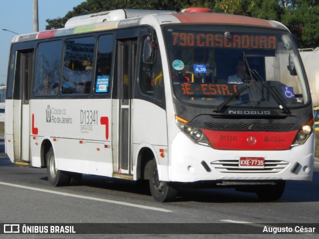 Transportes Barra D13341 na cidade de Rio de Janeiro, Rio de Janeiro, Brasil, por Augusto César. Número da foto: #12192436.