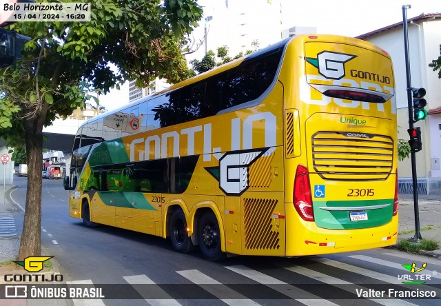 Empresa Gontijo de Transportes 23015 na cidade de Belo Horizonte, Minas Gerais, Brasil, por Valter Francisco. Número da foto: #12193385.