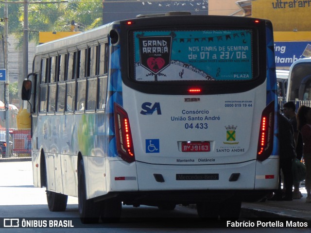 ETURSA - Emp. de Transp. Urbano e Rodoviário de Santo André 04 433 na cidade de Santo André, São Paulo, Brasil, por Fabrício Portella Matos. Número da foto: #12194010.